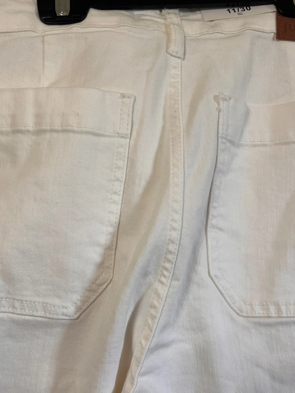 Judy Blue White Drawstring Utility Pants NEW WITH TAGS - Picture 6 of 12